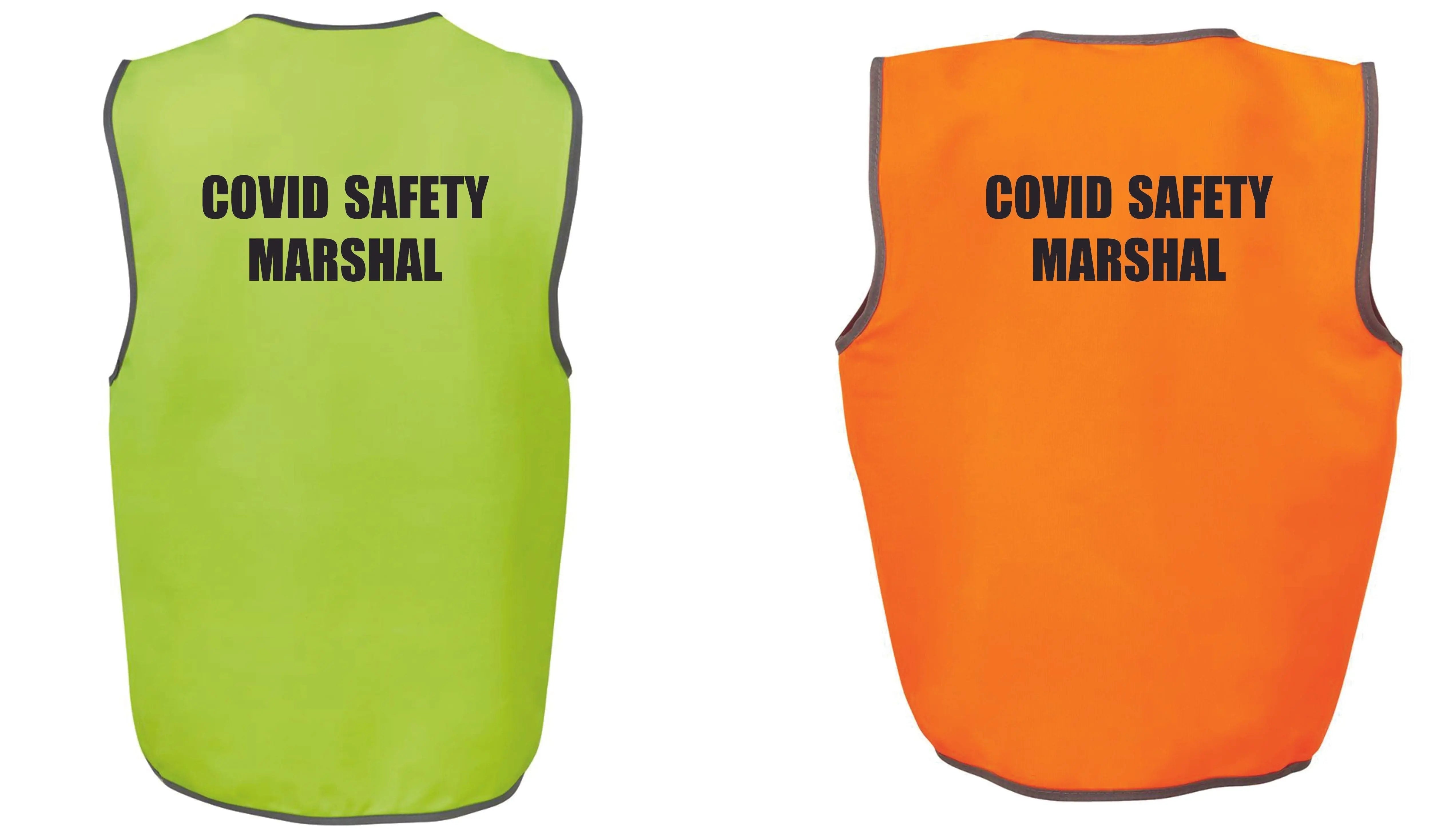 Safety Marshal Printed Vest (social distancing vest) - City Workwear